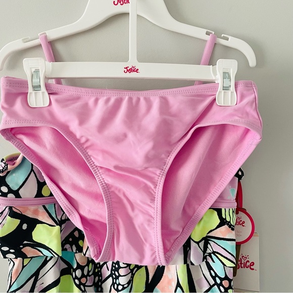 Justice Girl’s 2pc Swimsuit size 12/14 - Picture 5 of 10